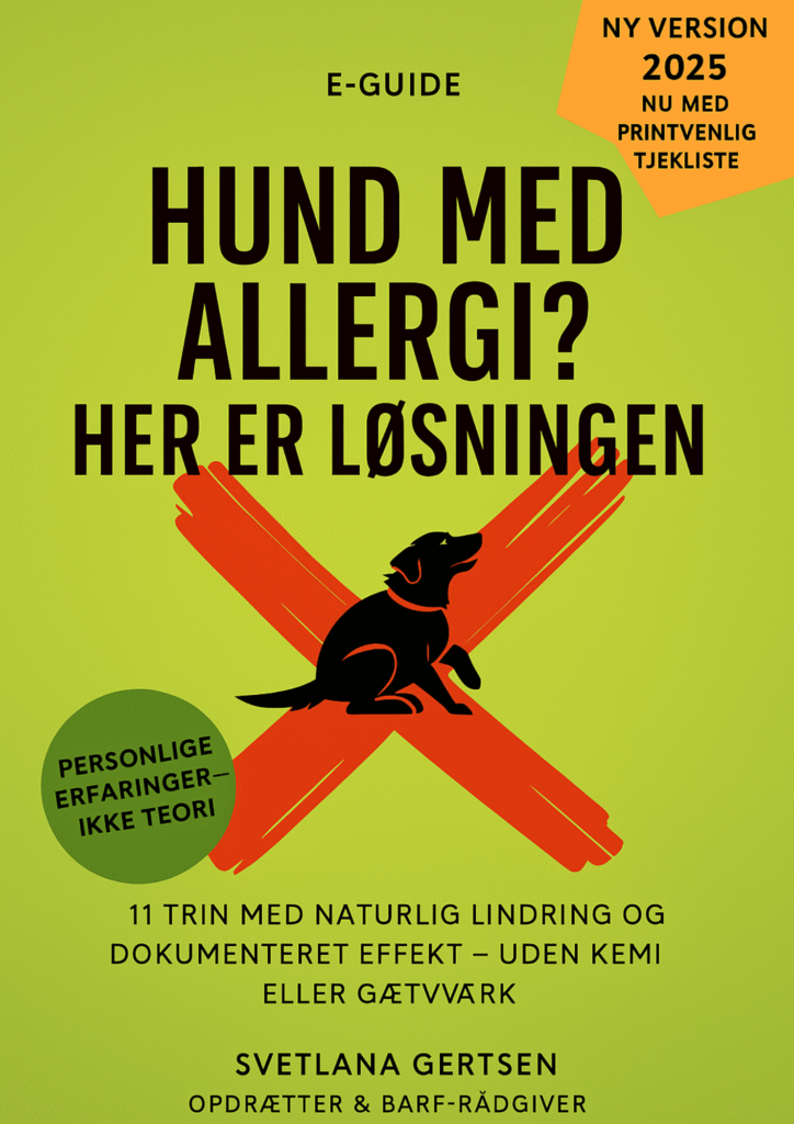 hund med allergi - en titelside til e-guiden 