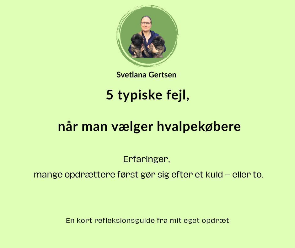 Køberkompasset™ -at vælge hvalpekøbere med ro i maven købekompasset - at vælge hvalpekøbere